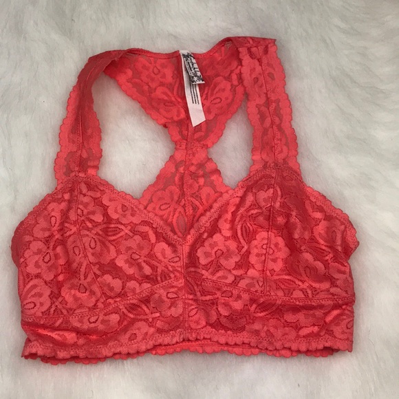 NWOT Free People Intimately Galloon Lace Racerback - Picture 5 of 9